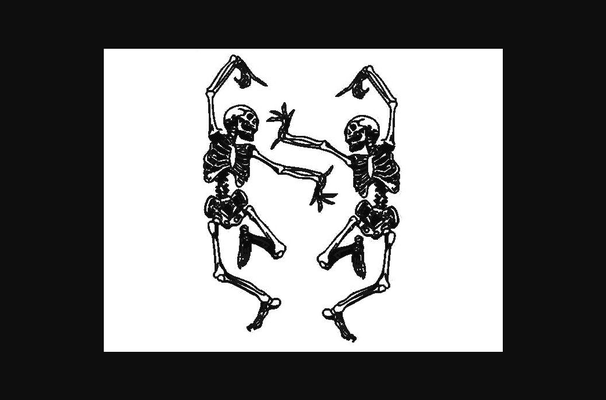 bailarines impreso dibujo by planetario descargar gratis stl modelo imprimibles com 3d modelos arte diseño 2d platos logos esqueleto baile bailando danza macabra 3d print model - Mito3D