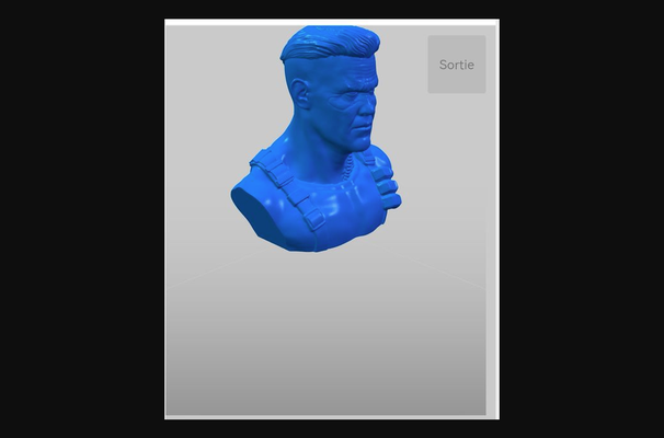 buste c ble by killian baixar livre stl modelo printables 3d modelos arte projeto esculturas 3d print model - Mito3D