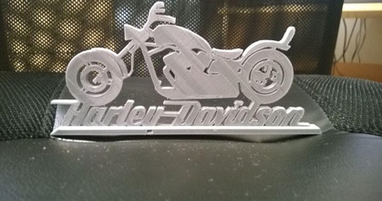 Harley Davidson mochr descargar gratis stl modelo imprimiblescom 3d modelos casa decoración 3d print model - Mito3D
