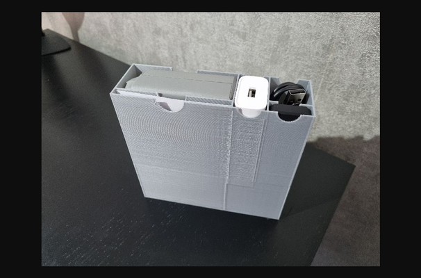 boite accessori versare dji mini 2 by kyuzo scarica gratuito stl modello printables com 3d modelli passatempo creatori rc robotica cavo usb mini2 3d print model - Mito3D