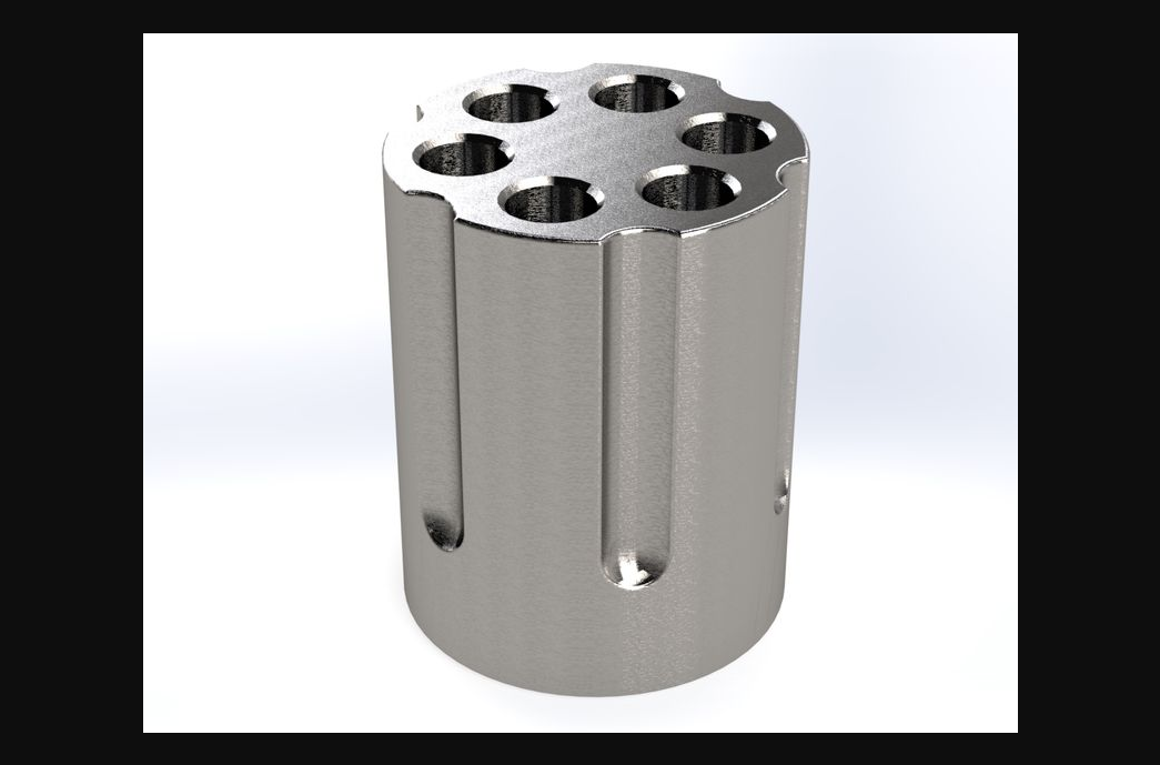 revolver cilindro matita titolare supporto by bob scarica gratuito stl modello printables com 3d modelli domestico ufficio 1 3D print model - Mito3D