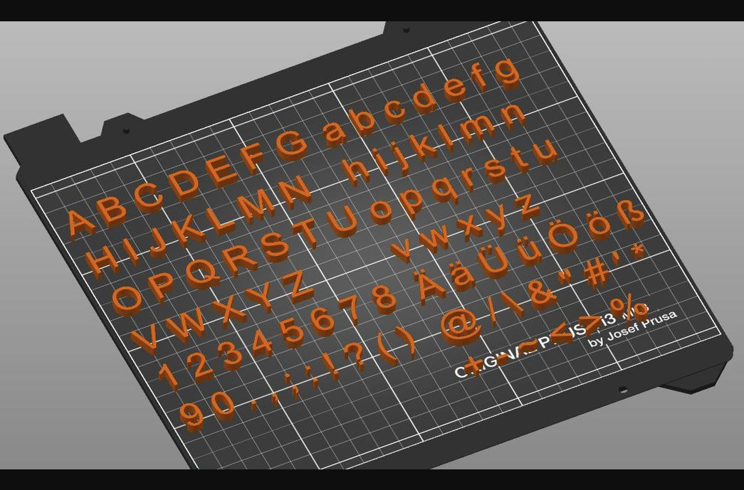 alphabet by senksis 3d download free stl model printablescom models hobby & makers ideas 3D print model - Mito3D