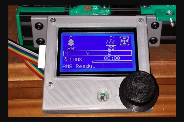 fysetc 12864 graphic smart controller lcd enclosure by modestandroid download free stl model printablescom 3d models printers printer parts & upgrades thingiverse ramps aneta6 am8 smartcontroller 3d print model - Mito3D