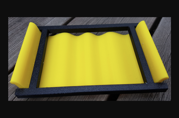 dalgalı sabun kulp destek by torstein indir bedava stl model basılabilirler com 3d modeller ev halkı banyo 3d print model - Mito3D