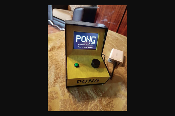 diy pong arkade spiel by marko download frei stl modell druckbares 3d modelle spielzeuge spiele thingiverse 3d print model - Mito3D