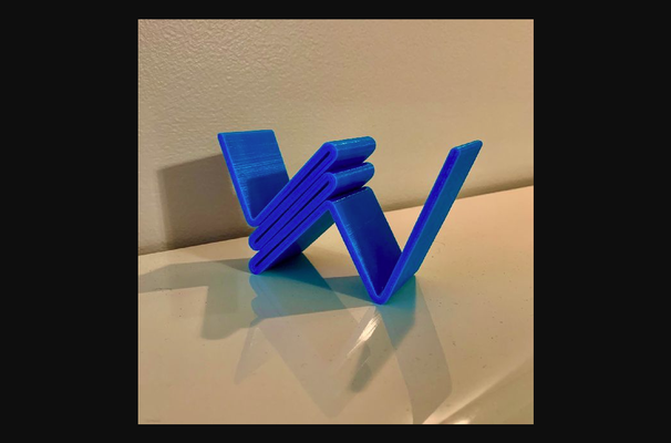 dalgalı mektup w alternatif by sanat g indir bedava stl model basılabilirler com 3d modeller tasarım tasarımlar harfler 3dlettering 3dletters 3d print model - Mito3D