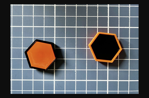 hexagon magnet einfach drucken versammlung versteckt by wählen nicker download frei stl modell druckbares 3d modelle haushalt zuhause haus dekor easytoprint schnelldruck kühlschrankmagnet 3d print model - Mito3D