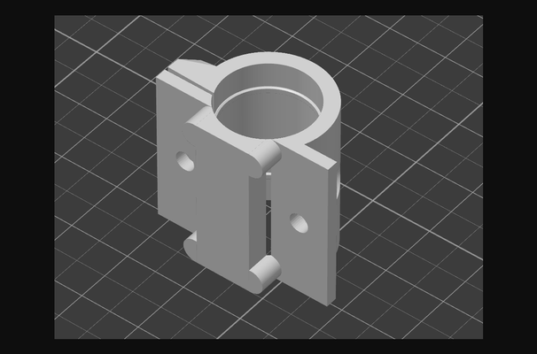 prusa mini y-axis bearing holder non-standard clone beds by taffofox download free stl model printablescom 3d models printers parts & upgrades 3d print model - Mito3D
