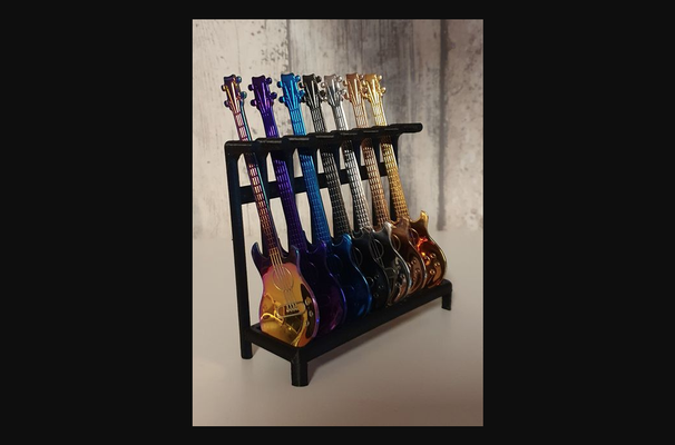 mini guitarstand guitarspoons by kim download free stl model printablescom 3d models household kitchen guitar spoon spoons guitars 3d print model - Mito3D