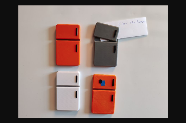 kühlschrank magnete by arne download frei stl modell druckbares 3d modelle haushalt küche mehrfarbig magnet unterstützung 3d print model - Mito3D
