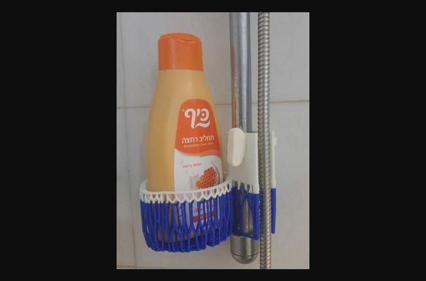 voronoi shampoo halter unterstützung klemme by kerl sheffer guysoft download frei stl modell druckbares 3d modelle haushalt haus ausrüstung thingiverse 3d print model - Mito3D