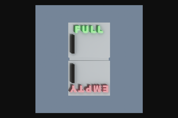 kühlschrank magnet by zwinkern download frei stl modell druckbares 3d modelle haushalt küche kühlschrankmagnet 3d print model - Mito3D