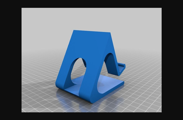 phone stand by alfcam download free stl model printablescom 3d models hobby & makers ideas thingiverse 3d print model - Mito3D