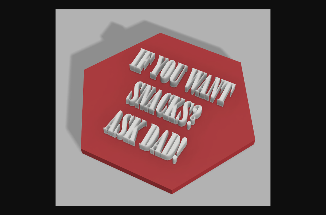 ad can i a snack by nohandsneeded download free stl model printablescom 3d models household kitchen question fridgemagnets daughter 3D print model - Mito3D