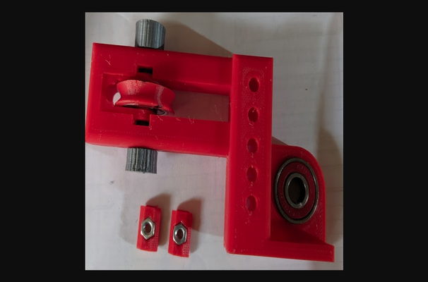 ender 3 filament guide by gearhead download free stl model printablescom 3d models printers creality parts & upgrades thingiverse 3d print model - Mito3D