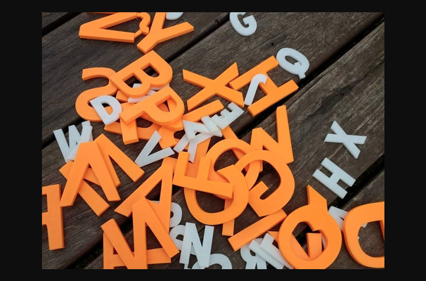 legastheniker alphabet abs by lokob download frei stl modell druckbares 3d modelle lernen objekte letras dyslexie 3d print model - Mito3D