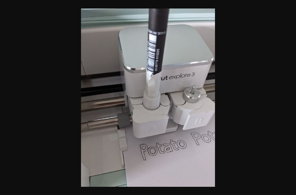 cricut explore 3 pen adapter uni-pin fine pens by mitsubishi pencil co downtheshed download free stl model printablescom 3d models gadgets cricutadaptor cricutexplore3 3d print model - Mito3D