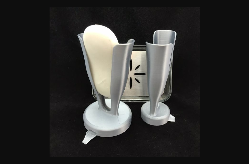 lujoso jabón plato by medyk3d descargar gratis stl modelo imprimibles com 3d modelos casa baño médico 3D print model - Mito3D