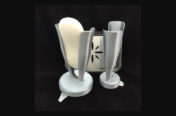 fancy soap dish by medyk3d download free stl model printablescom 3d models household bathroom medyk 3d print model - Mito3D