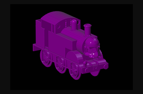 soldado estágio ii tanque motor by sibilou baixar livre stl modelo printables 3d modelos arte projeto esculturas stormtrooper thomasthetankengine 3d print model - Mito3D