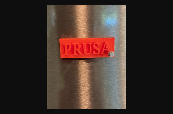 magnetic printing prusa by hockeymn72 download free stl model printablescom 3d models household kitchen magnet fridgemagnet 3d print model - Mito3D