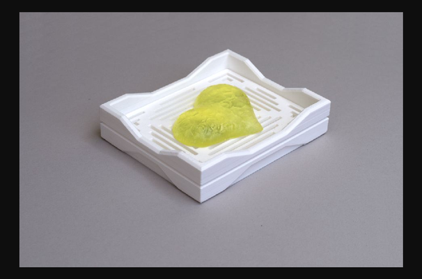 simples futurista sabonete prato by cheiros espuma baixar livre stl modelo printables 3d modelos casa banheiro saboneteira 3d print model - Mito3D
