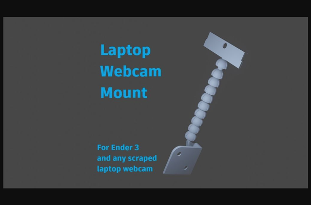 standart laptop webcam montieren ender 3 artikuliert arm by jb download frei stl modell druckbares 3d modelle drucker zubehör kamera flexibel cameramount 3d print model - Mito3D