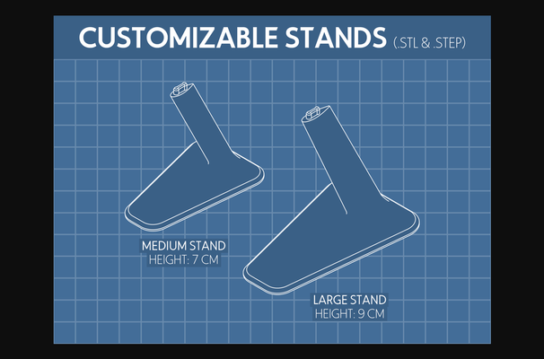 özelleştirilebilir standlar katip uçak modeller by indir bedava stl model basılabilirler com 3d oyuncaklar oyunlar araçlar 3d print model - Mito3D