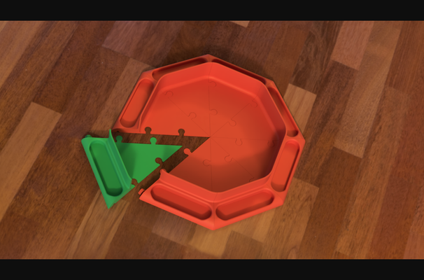 octagonal dice tray sliced by kap42 download free stl model printablescom 3d models toys & games board game boardgames boardgame 3d print model - Mito3D