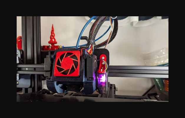 ender 3 max satsana ventilateur envelopper cr toucher by rouge 3dp télécharger libre stl modèle imprimables com 3d modèles imprimantes créalité pièces mises niveau satsanaremix crealityender3max ender3max crtouchmount ender3maxmod 3d print model - Mito3D