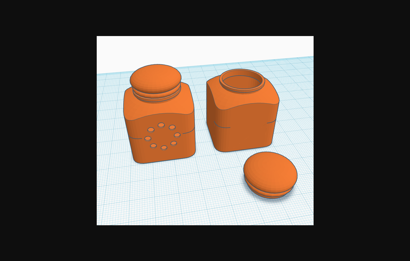 a mini storage tin in 70s style by gloomsen download free stl model printablescom 3d models art & design designs decor justforfun 3D print model - Mito3D