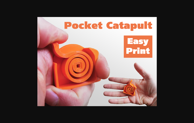 bolso catapulta by tomodesigns baixar livre stl modelo printables 3d modelos brinquedos jogos brinquedo pequeno inquietação agitação 1 3d print model - Mito3D