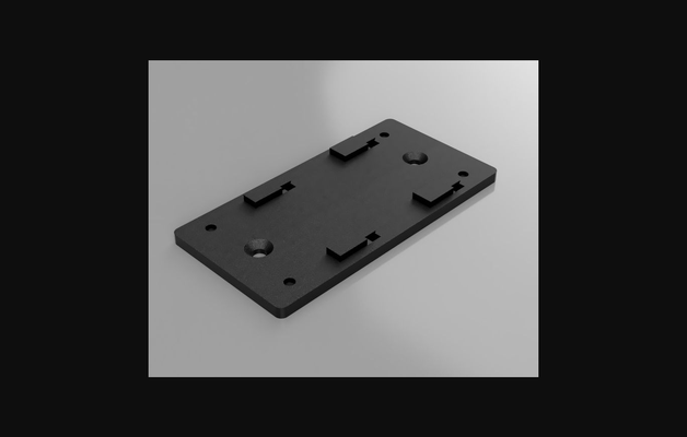 ubiquiti unifi poe-injector wall-mounting bracket by buliwyf download free stl model printablescom 3d models hobby & makers electronics wifi rack network 3d print model - Mito3D