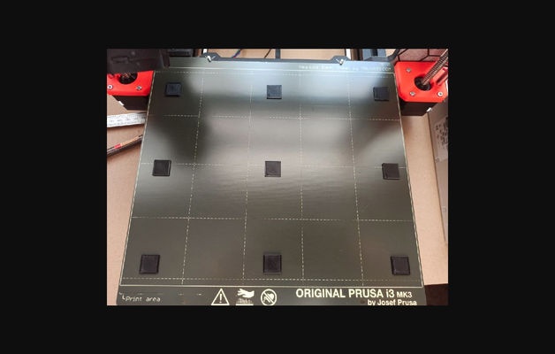 prusa i3 ısıtma masa seviye ölçek by marshal83 indir bedava stl model basılabilirler com 3d modeller yazıcılar test cihazı yatak tesviyesi araba yatağı 3d print model - Mito3D