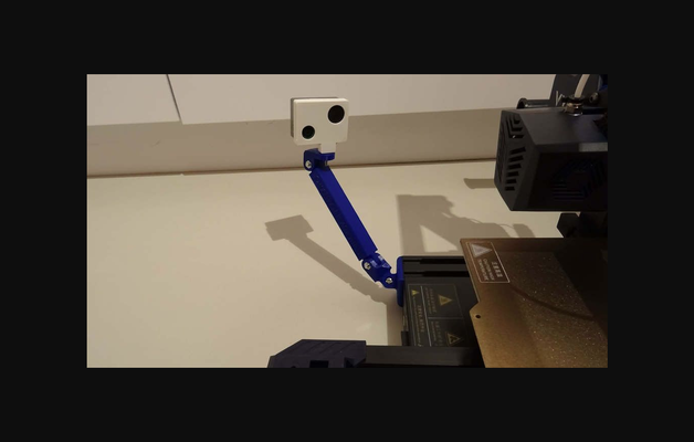 kübik vyper ender 3 kamera tripod by yaratıcı elektronik indir bedava stl model basılabilirler com 3d modeller gadget'lar fotoğraf video creality ahtapot izi 3d print model - Mito3D