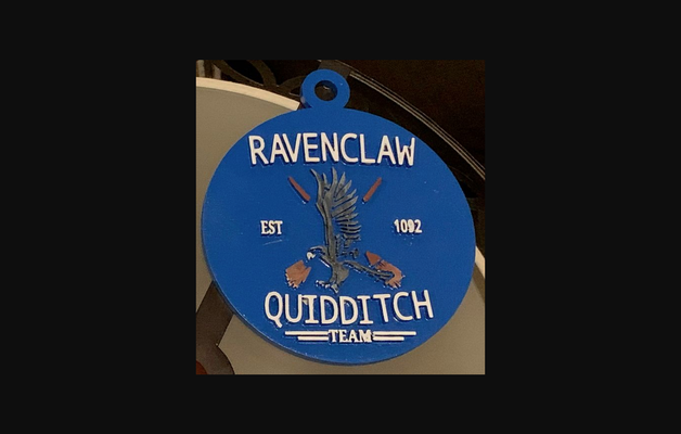 ravenclaw quidditch harry çömlekçi by vennda1 indir bedava stl model basılabilirler com 3d modeller sanat tasarım 2d tabaklar logolar şeytani 3d print model - Mito3D