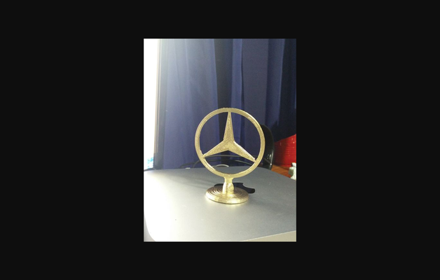 mercedes benz logotipo capuz enfeite by markury baixar livre stl modelo printables 3d modelos arte projeto 2d pratos logotipos carro mercedesbenz thingiverse 3d print model - Mito3D