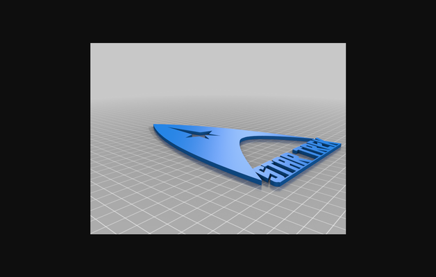 estrella emigrar tos mando logo silhoutte by mknielsen10 descargar gratis stl modelo imprimibles com 3d modelos pasatiempo hacedores ideas star trek thingiverse 3d print model - Mito3D