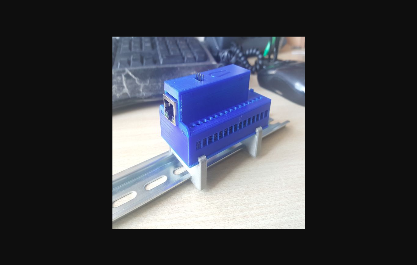 din monte edilebilir durum kılıf arduino nano ethernet kalkan terminal adaptör io by krtecany indir bedava stl model basılabilirler com 3d modeller hobi yapımcılar elektronik şeytani 3D print model - Mito3D