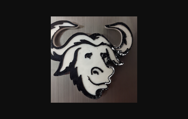 gnu gnu-logo k hlschrankmagnet fridge magnet by penny download free stl model printablescom 3d models household kitchen kuehlschrank 3d print model - Mito3D