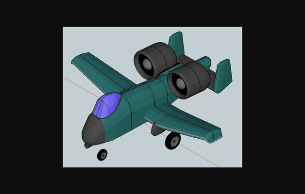 fairchild republic a-10 thunderbolt ii by 67bope download free stl model printablescom 3d models toys & games vehicles plane airplane thingiverse warthog 3d print model - Mito3D