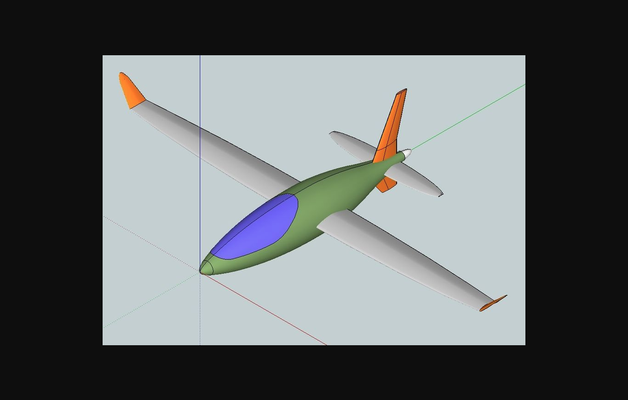 apio 500 by 67bope descargar gratis stl modelo imprimibles com 3d modelos pasatiempo hacedores rc robótica avión rcplane planeador aviación 3d print model - Mito3D