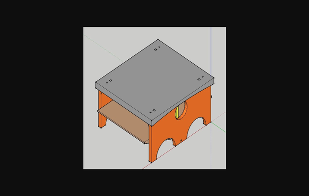 teeter totter trap by 67bope baixar livre stl modelo printables 3d modelos casa ar jardim rato thingiverse ratoeira 3d print model - Mito3D