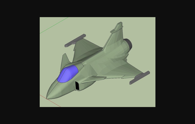 saab griple by 67bope descargar gratis stl modelo imprimibles com 3d modelos juguetes juegos vehiculos aeronave jet avión thingiverse 3d print model - Mito3D