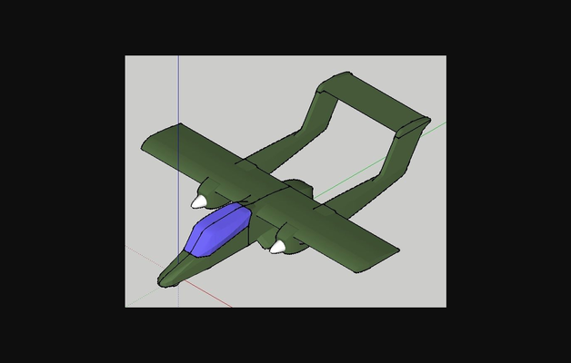 norden amerikanisch rockwell ov 10 bronco by 67bope download frei stl modell druckbares 3d modelle hobby macher rc robotik flugzeug thingiverse rcaircraft modellflugzeug 3d print model - Mito3D