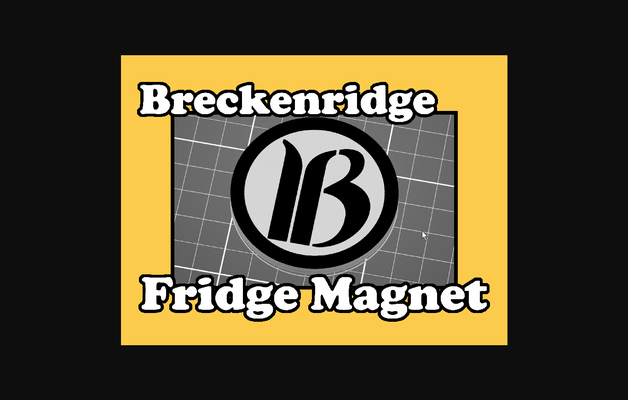 breckenridge fridge magnet by iqless download free stl model printablescom 3d models household home decor fridgemagnets 3d print model - Mito3D