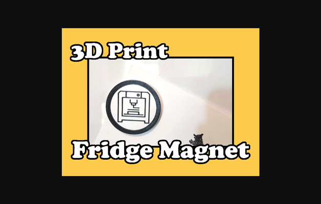 3d print fridge magnet by iqless download free stl model printablescom models household home decor 3d print model - Mito3D