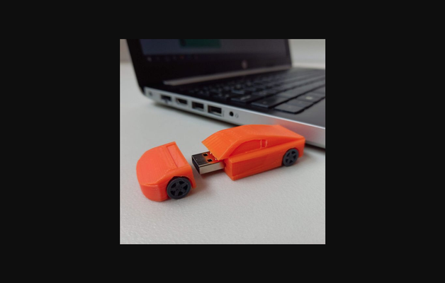 usb cubierta carcasa funda audi r8 v10 2019 by creativo electrónica descargar gratis stl modelo imprimibles com 3d modelos artilugio ordenadores 3d print model - Mito3D