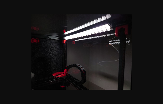 voron led diffusor by jesperklang download frei stl modell druckbares 3d modelle drucker teile upgrades voron2 vorondesign 3d print model - Mito3D