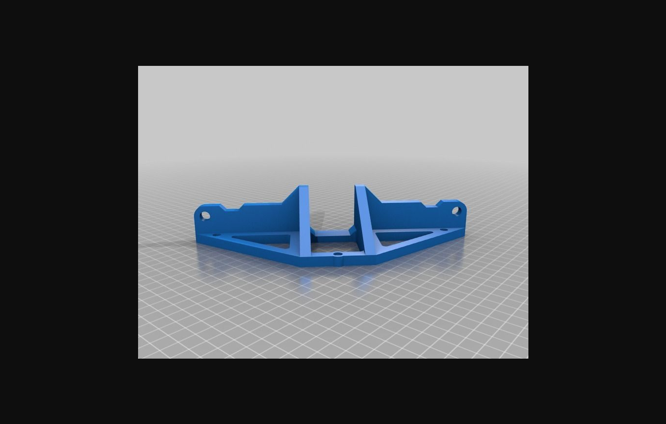 rete a8 telaio bretelle montare buchi by aldegard scarica gratuito stl modello printables com 3d modelli stampanti stampante parti aggiornamenti staffa aneta8 thingiverse aneta8parts frontbrace 3D print model - Mito3D